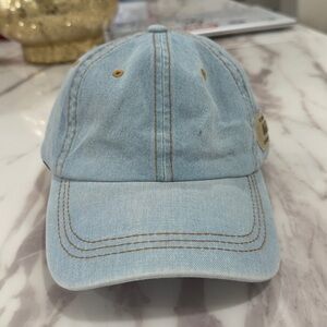 Zoe Ltd Light Blue Denim Cap